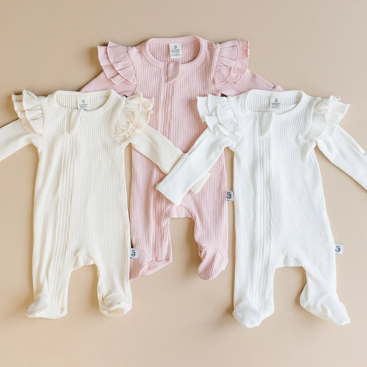 Organic Zip Footie Sets