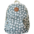 Green Floral Mini Backpack