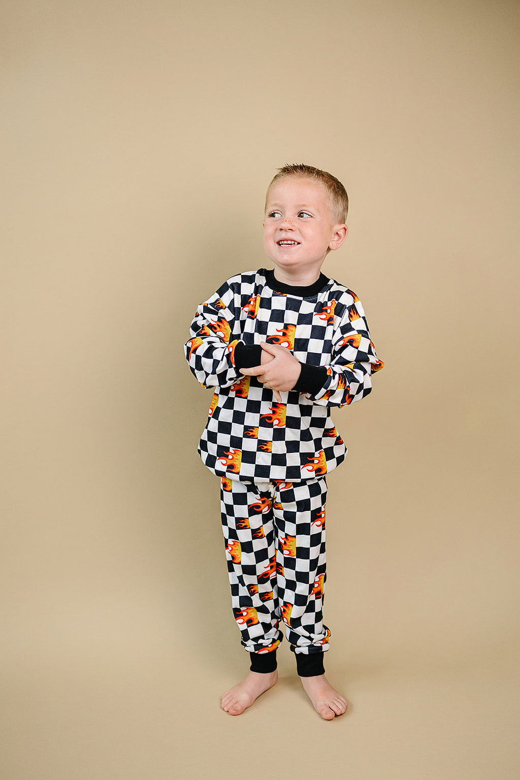 Jogger Set | Checker Blaze