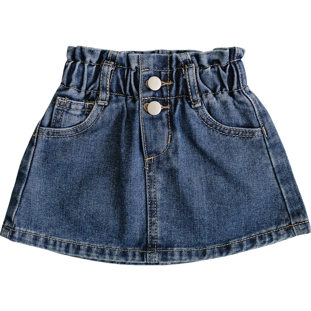 Dark Wash Denim Skirt
