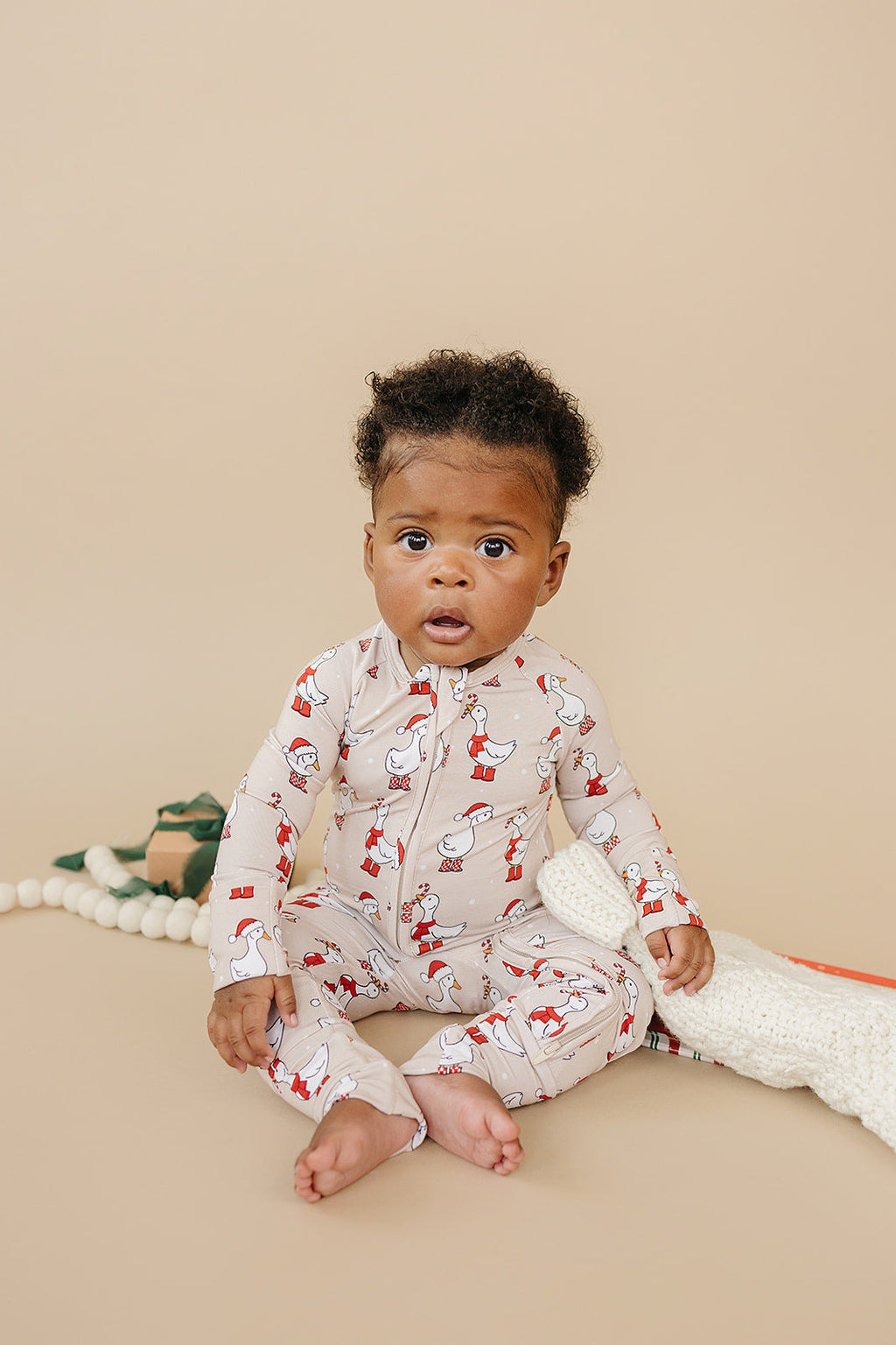Bamboo Zip Romper | Merry Goose