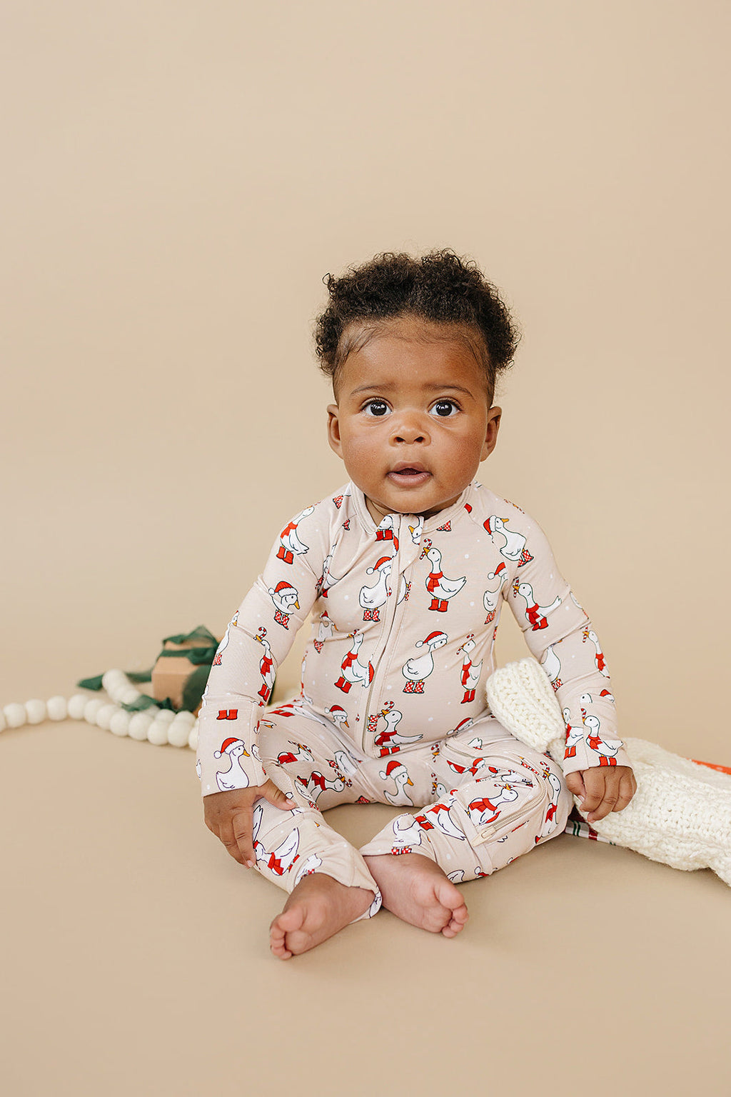 Bamboo Zip Romper | Merry Goose