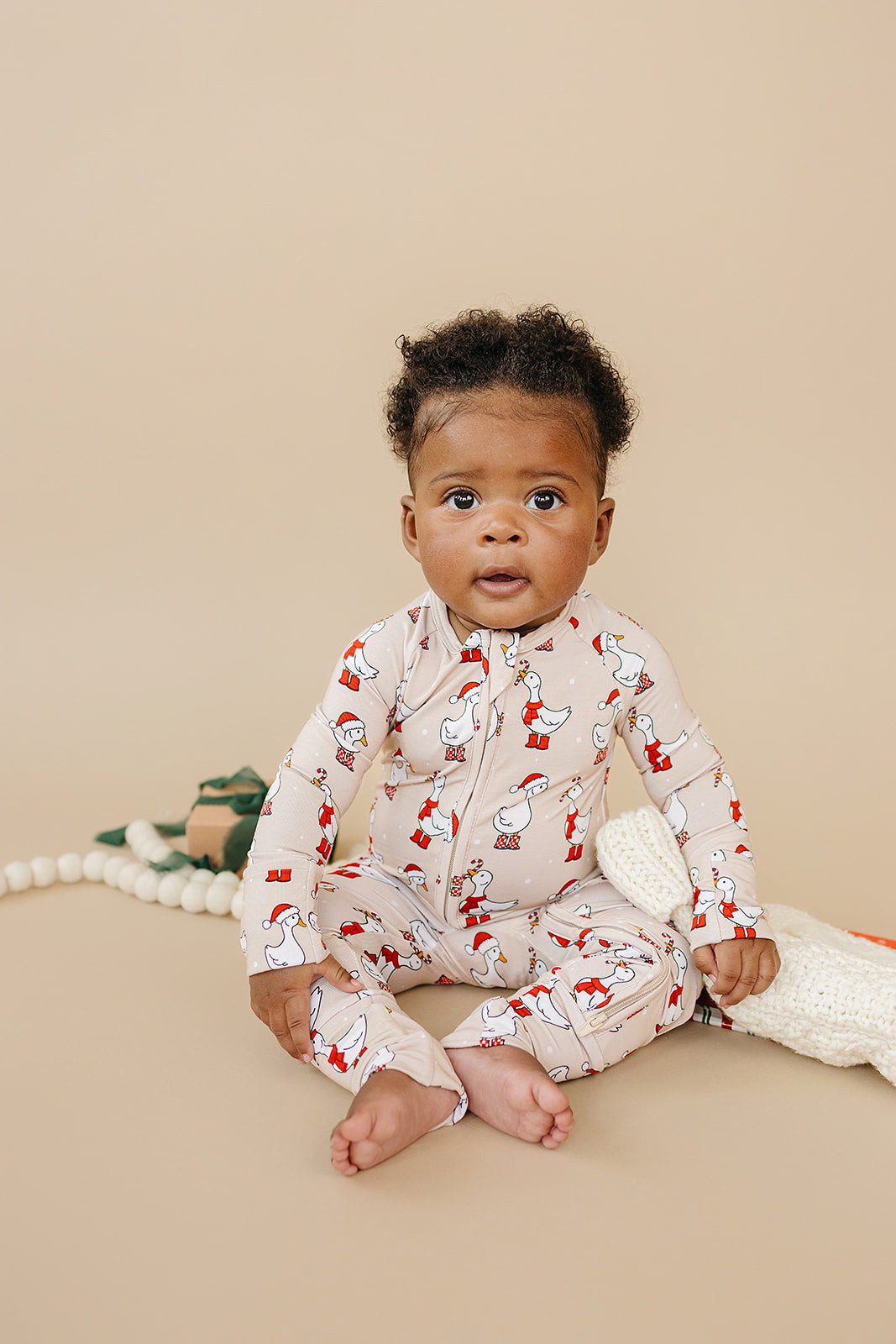 Bamboo Zip Romper | Merry Goose