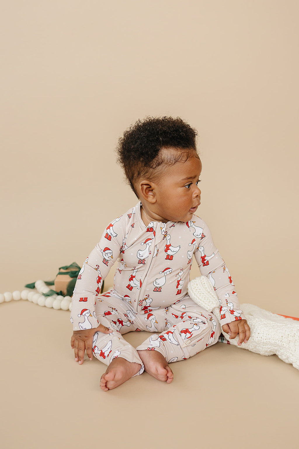 Bamboo Zip Romper | Merry Goose