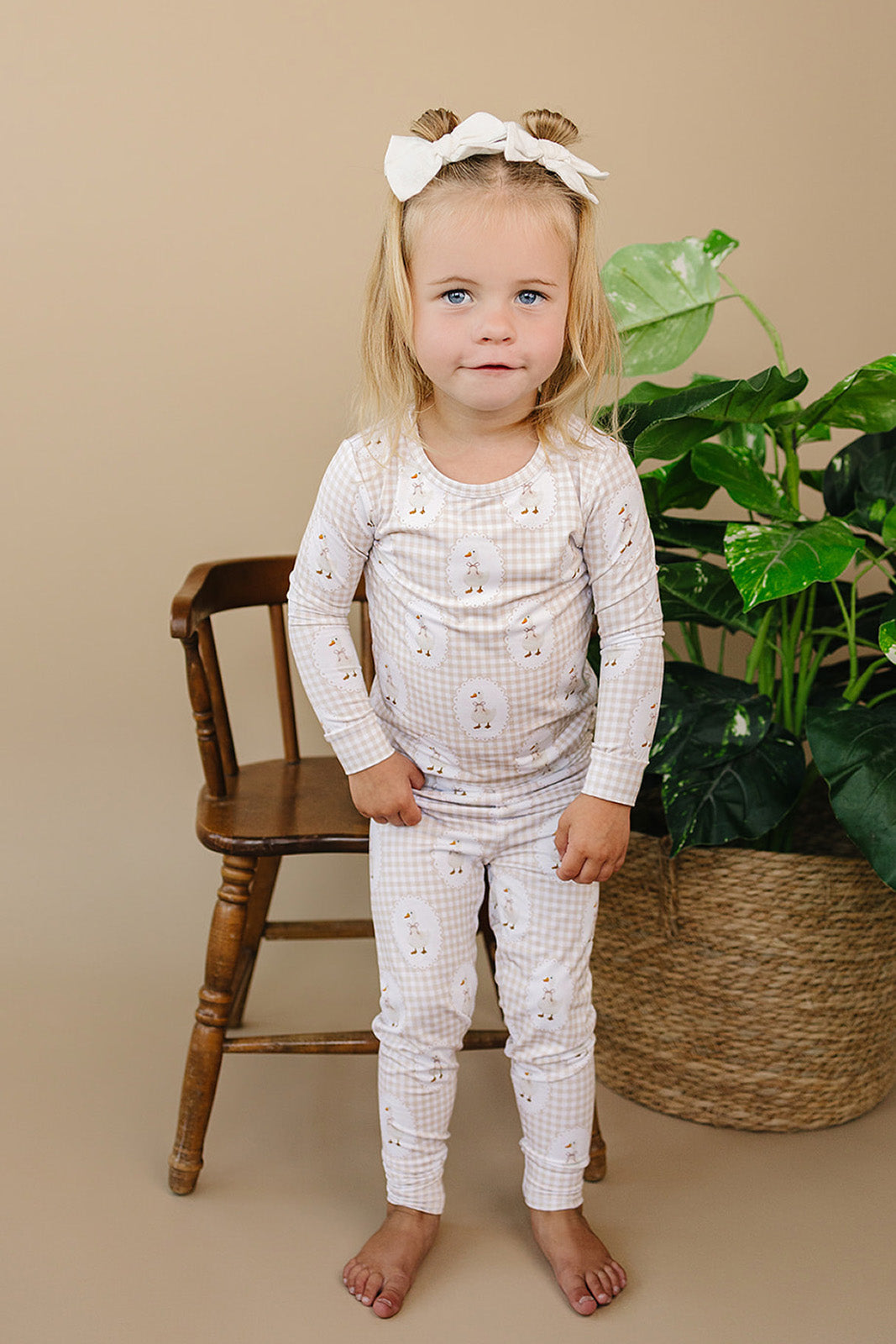 Bamboo Two Piece Set | Gingham & Goose